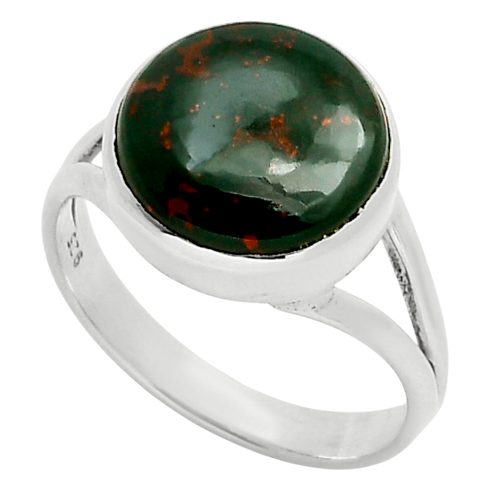Natural Blood Stone - India Ring size-9 R-1005 SDR249111