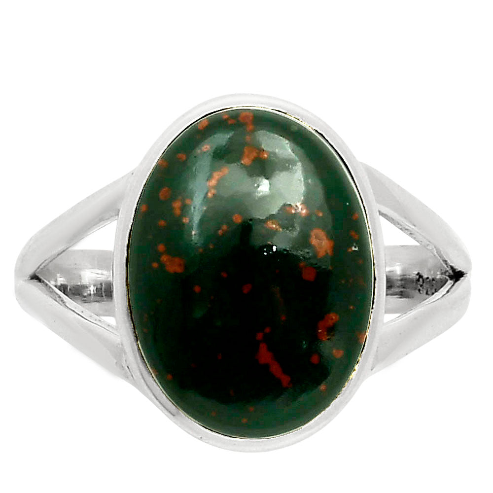Natural Blood Stone - India Ring size-9 R-1005 SDR249112