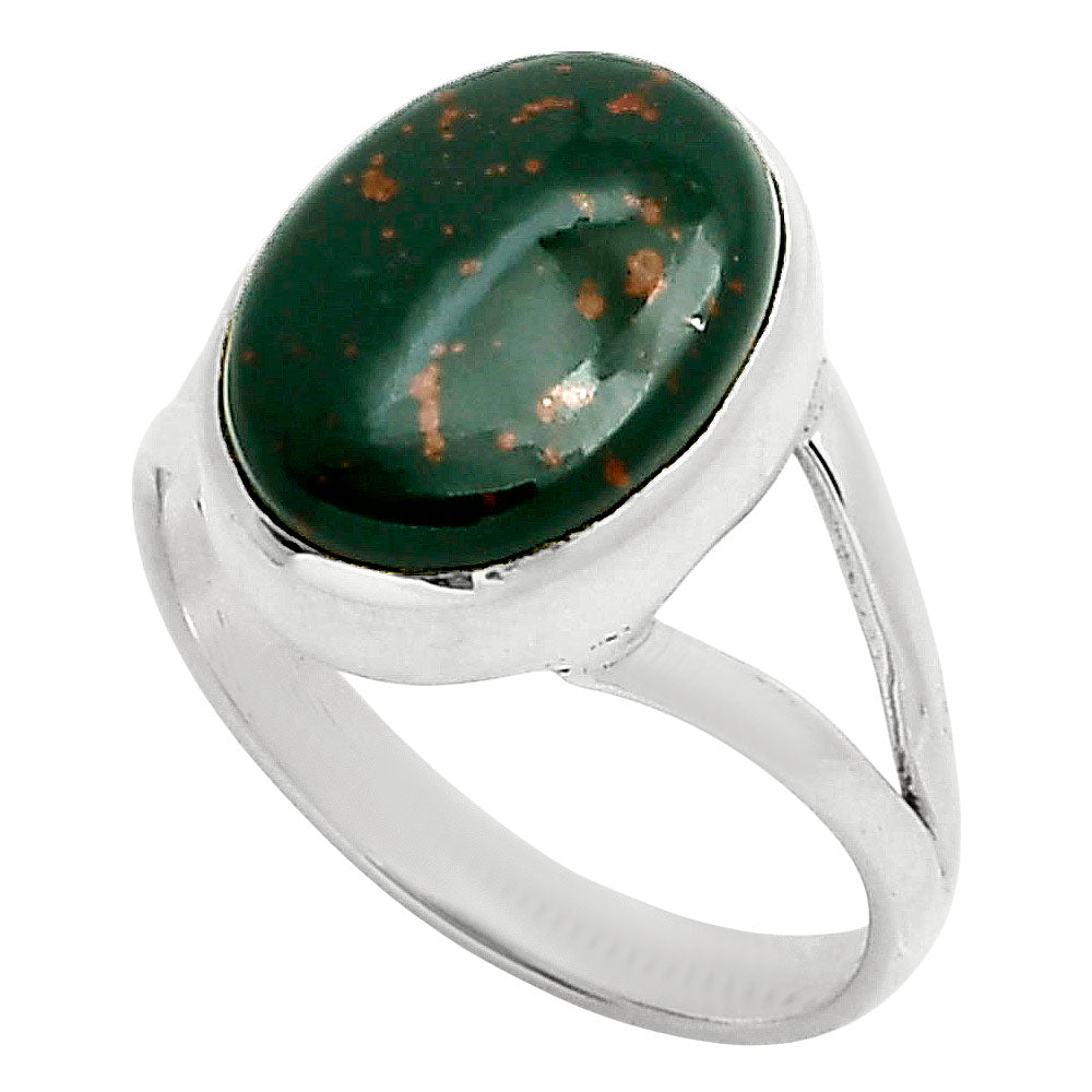 Natural Blood Stone - India Ring size-9 R-1005 SDR249112