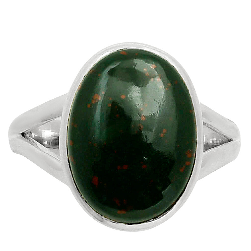 Natural Blood Stone - India Ring size-8 R-1005 SDR249113