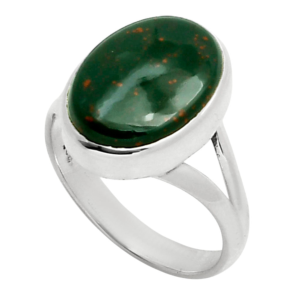 Natural Blood Stone - India Ring size-8 R-1005 SDR249113