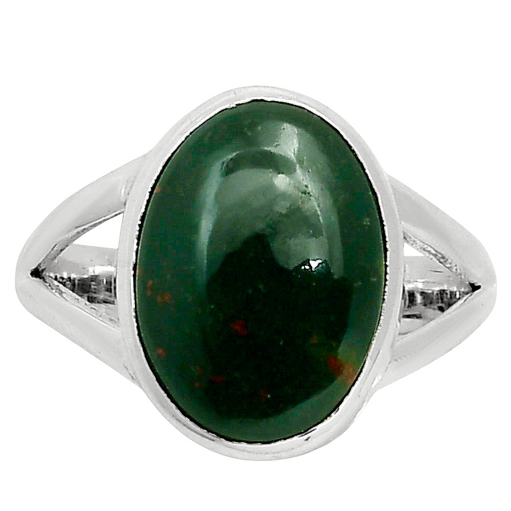 Natural Blood Stone - India Ring size-7 R-1005 SDR249115