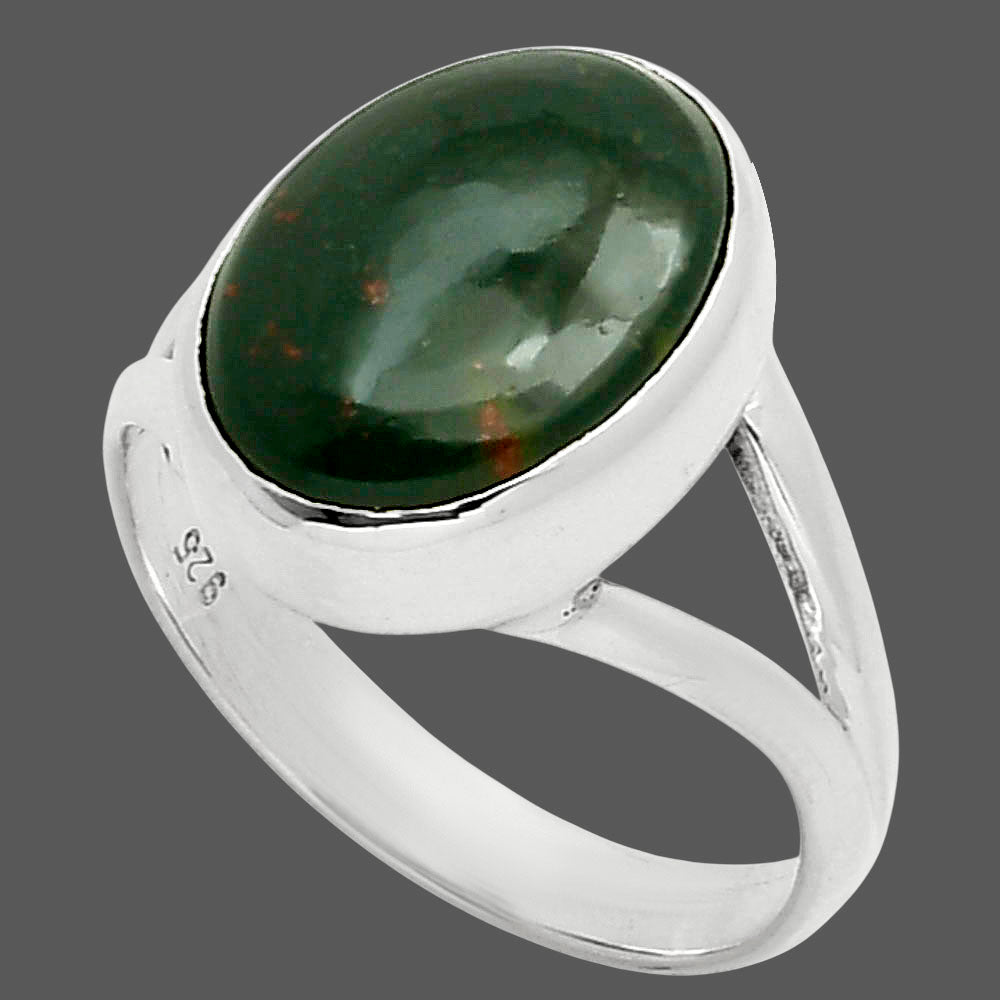 Natural Blood Stone - India Ring size-7 R-1005 SDR249115