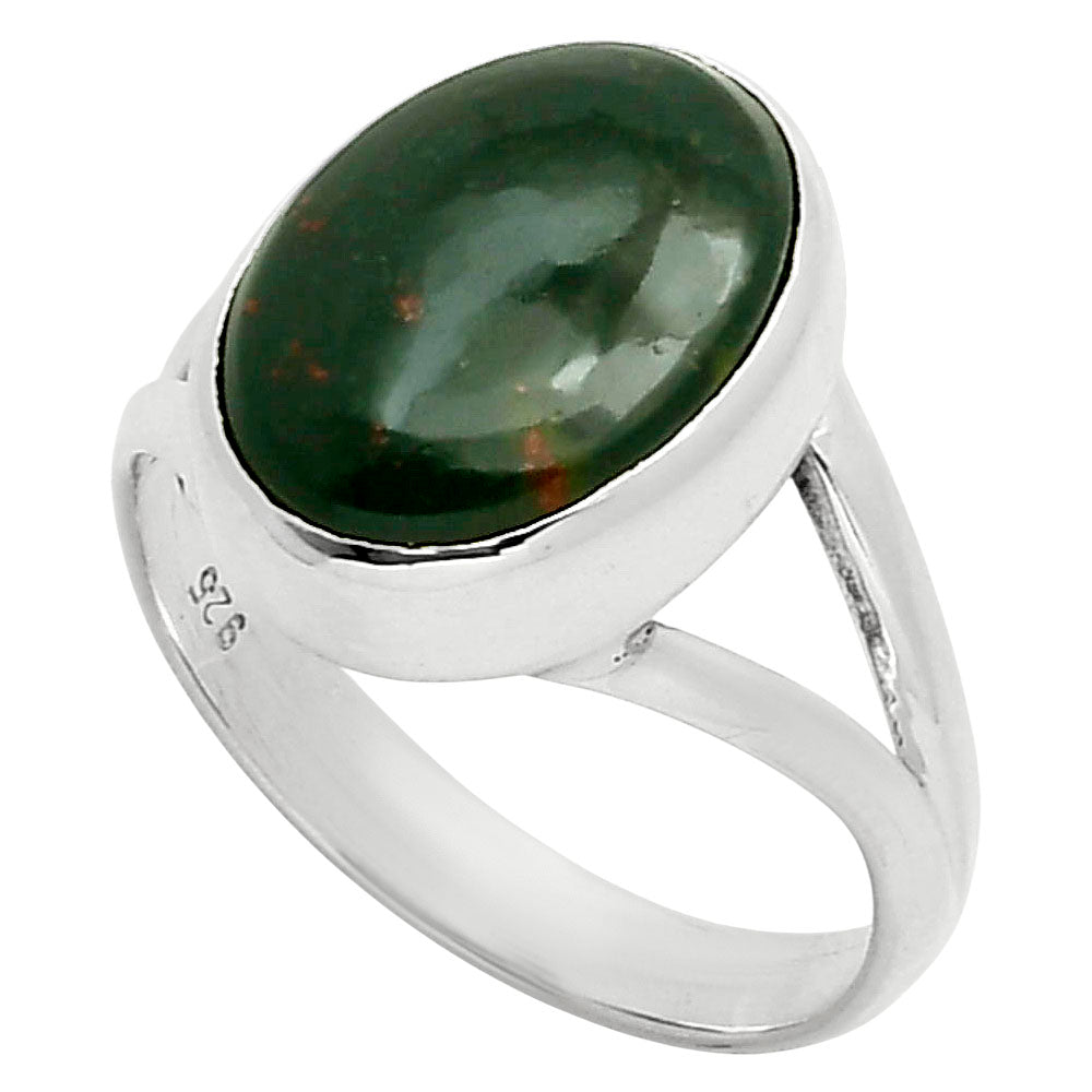 Natural Blood Stone - India Ring size-7 R-1005 SDR249115