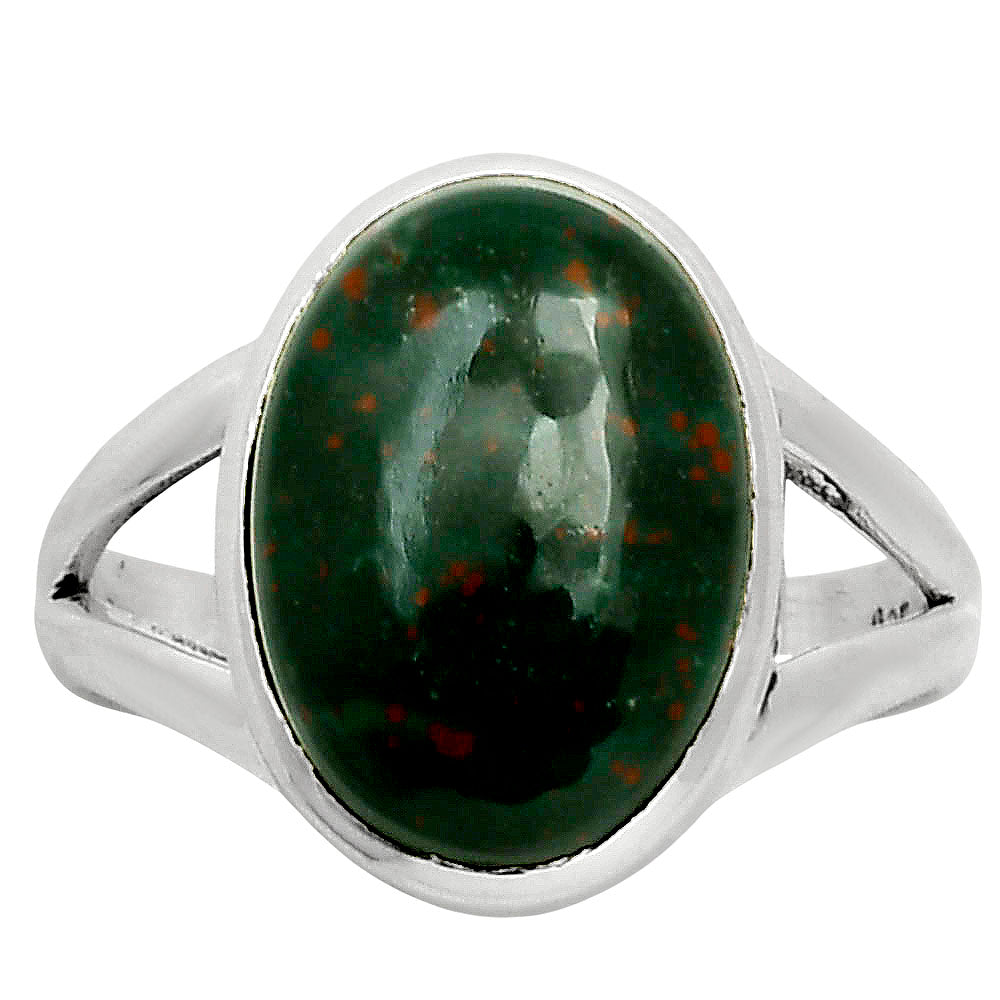 Natural Blood Stone - India Ring size-7 R-1005 SDR249116