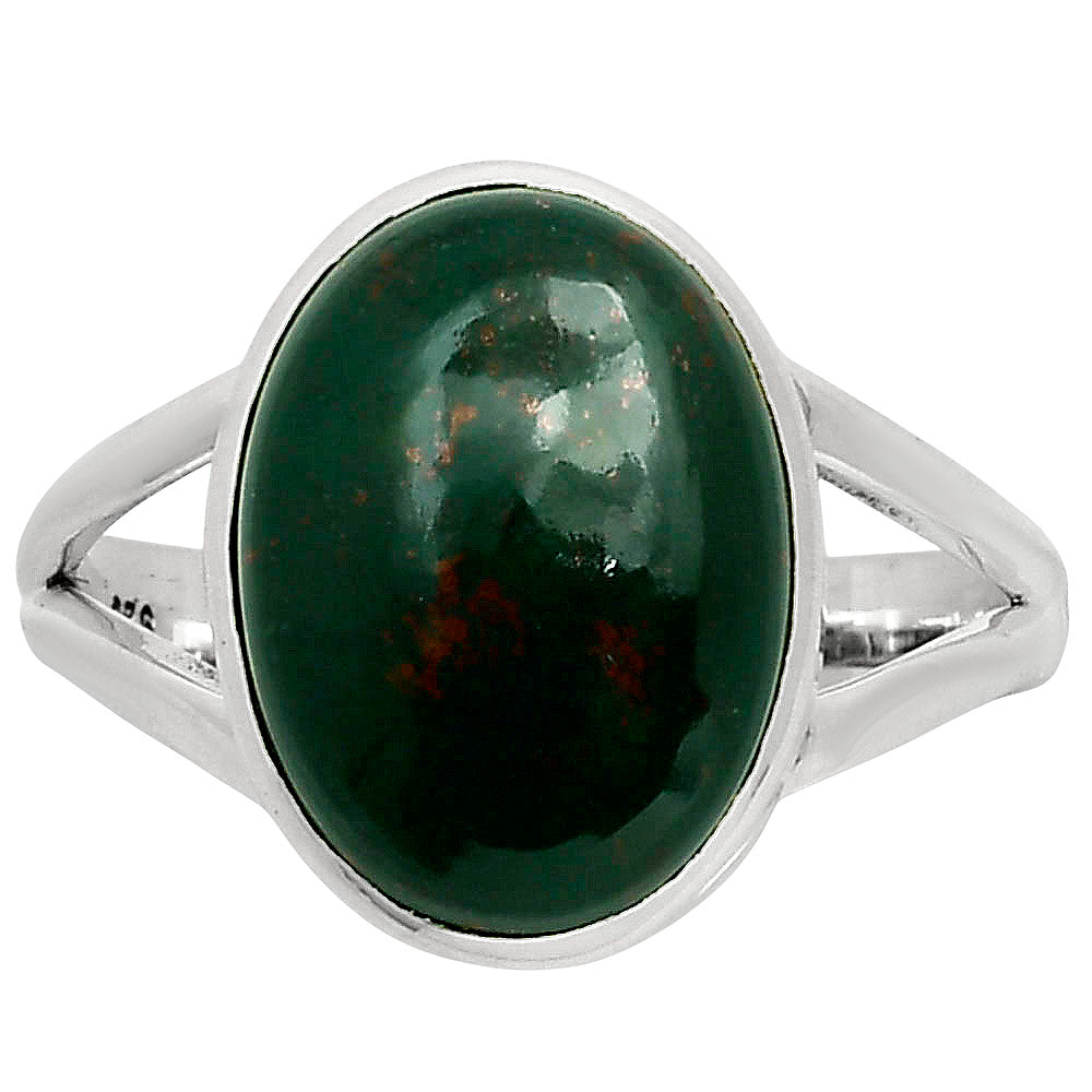 Natural Blood Stone - India Ring size-9 R-1005 SDR249120
