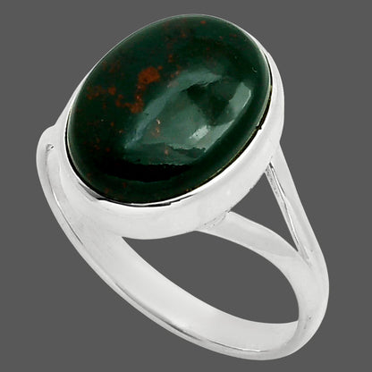 Natural Blood Stone - India Ring size-10 R-1005 SDR249121
