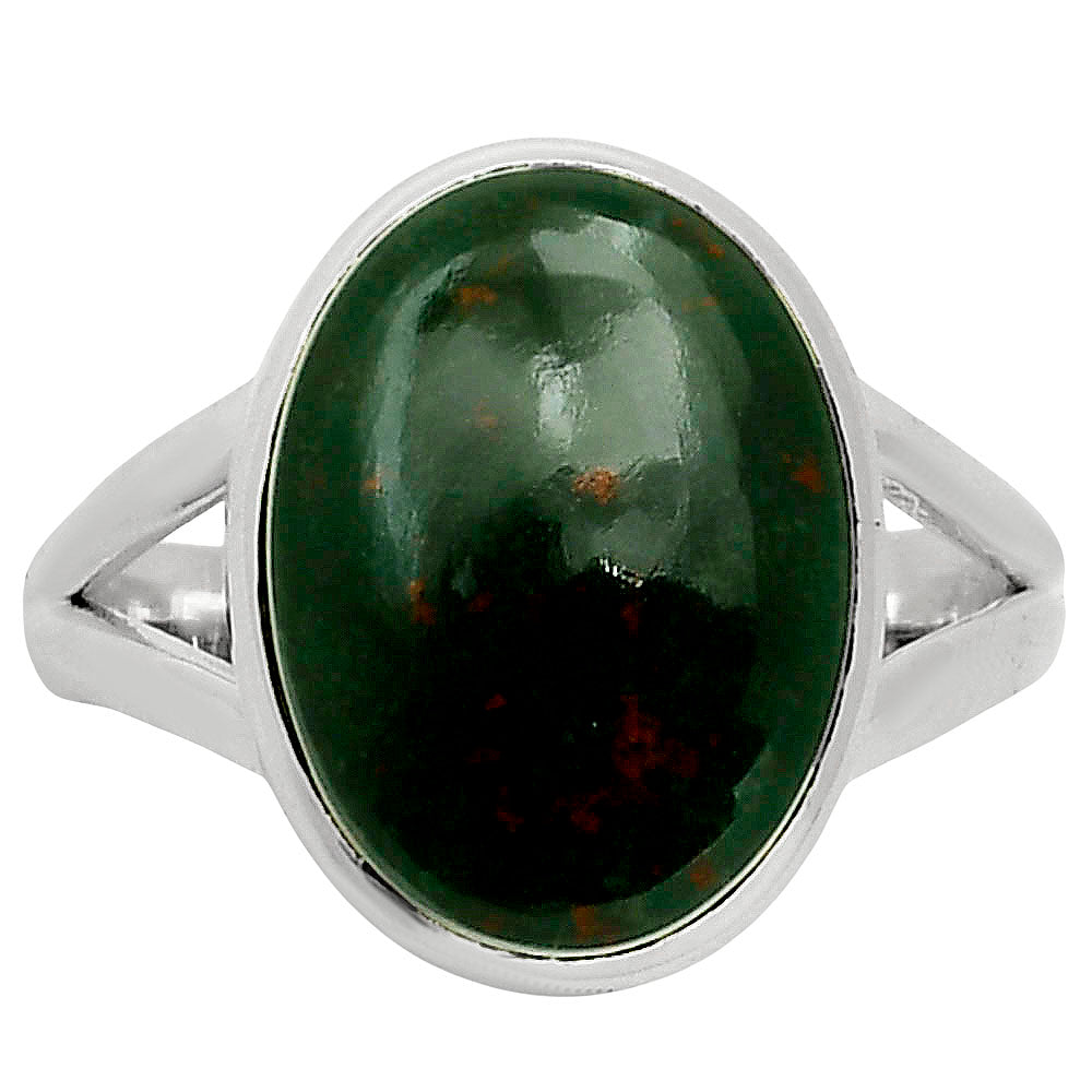 Natural Blood Stone - India Ring size-8 R-1005 SDR249123