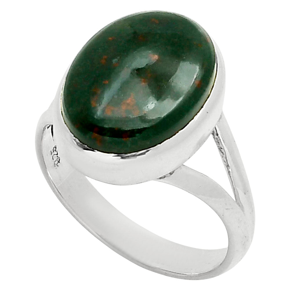 Natural Blood Stone - India Ring size-8 R-1005 SDR249123