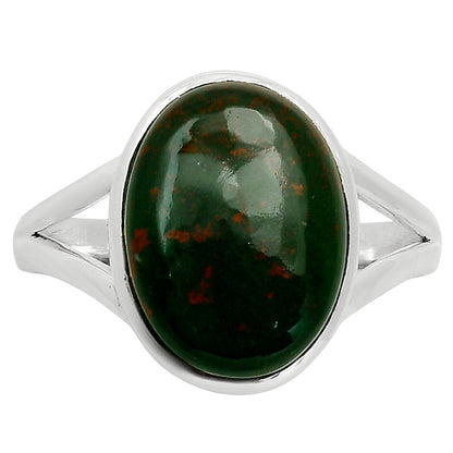 Natural Blood Stone - India Ring size-10 R-1005 SDR249124
