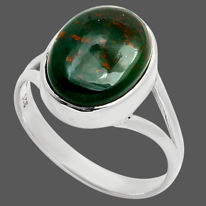 Natural Blood Stone - India Ring size-10 R-1005 SDR249124
