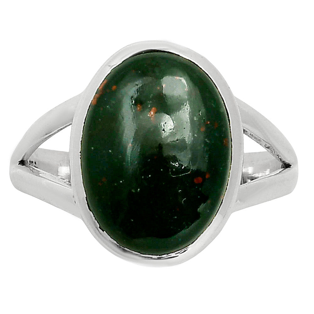 Natural Blood Stone - India Ring size-7 R-1005 SDR249125