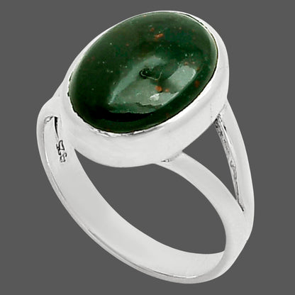Natural Blood Stone - India Ring size-7 R-1005 SDR249125
