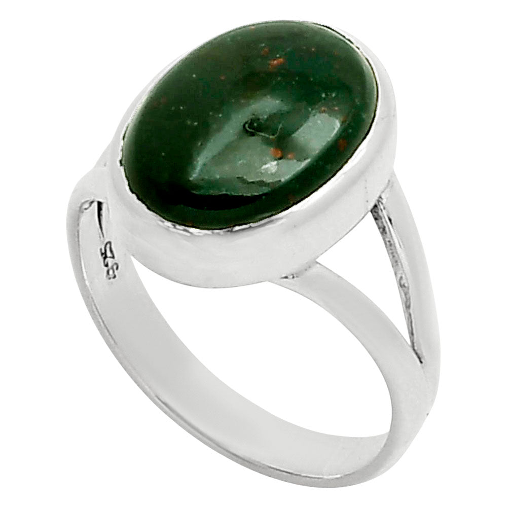 Natural Blood Stone - India Ring size-7 R-1005 SDR249125