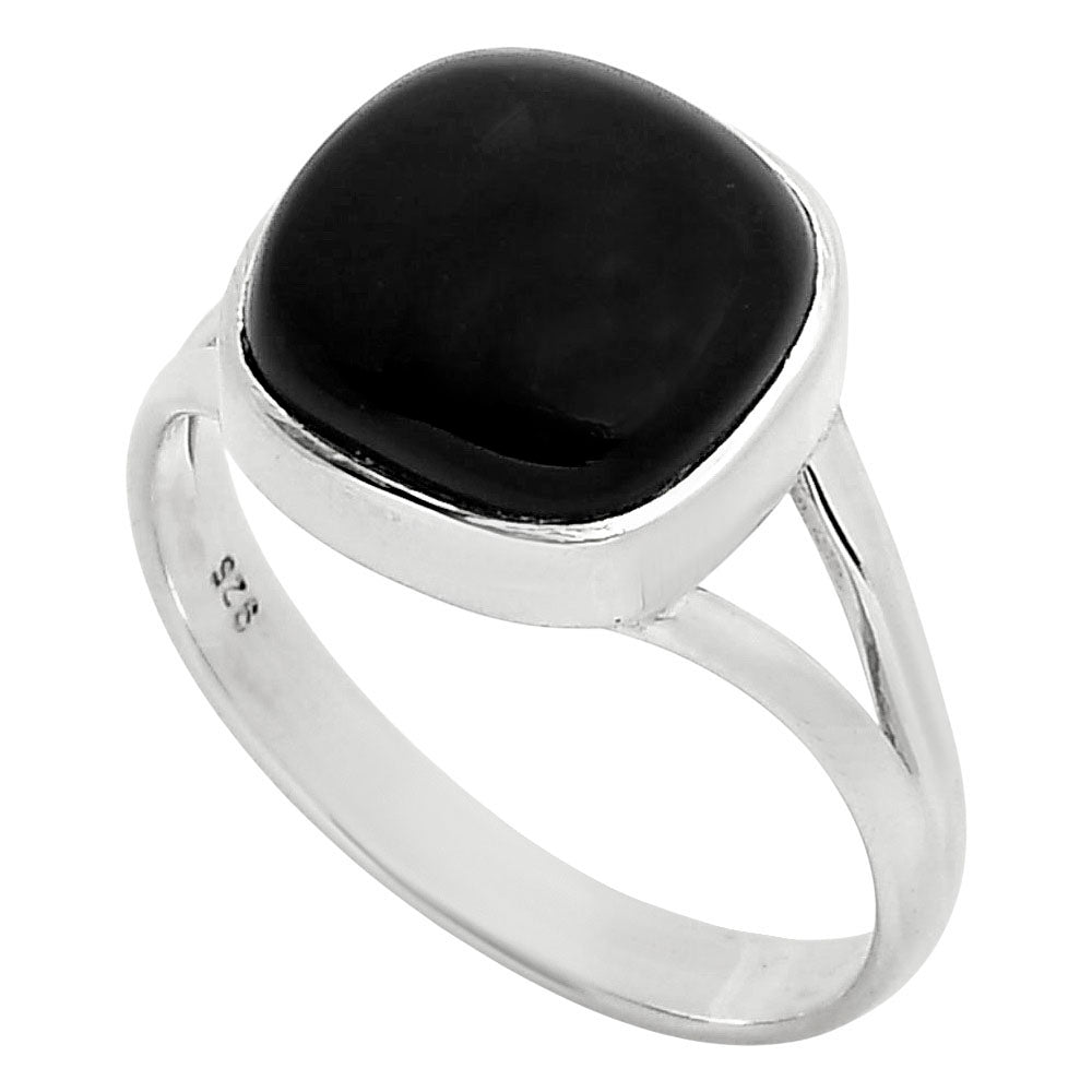 Natural Black Onyx - Brazil Ring size-8 R-1005 SDR249149