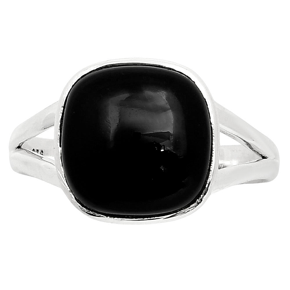 Natural Black Onyx - Brazil Ring size-9 R-1005 SDR249150