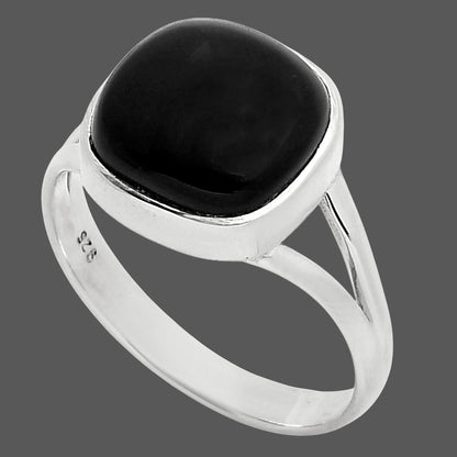 Natural Black Onyx - Brazil Ring size-7 R-1005 SDR249156