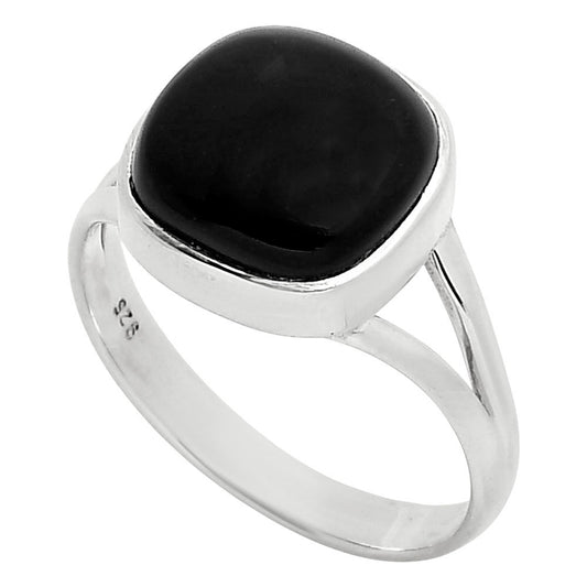 Natural Black Onyx - Brazil Ring size-7 R-1005 SDR249160