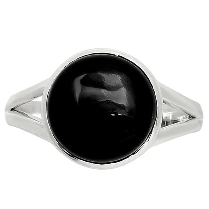 Natural Black Onyx - Brazil Ring size-7 R-1005 SDR249183