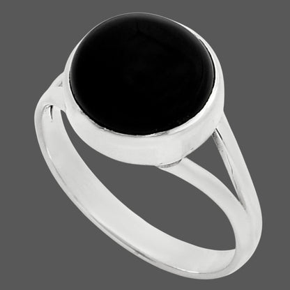 Natural Black Onyx - Brazil Ring size-8 R-1005 SDR249188