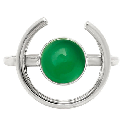 Natural Green Onyx Ring size-7 R-1036 SDR249243