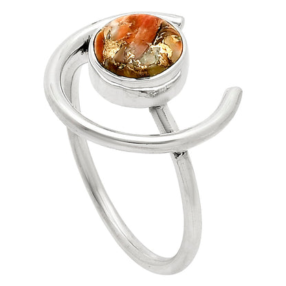 Spiny Oyster Turquoise - Arizona Ring size-9 R-1036 SDR249256