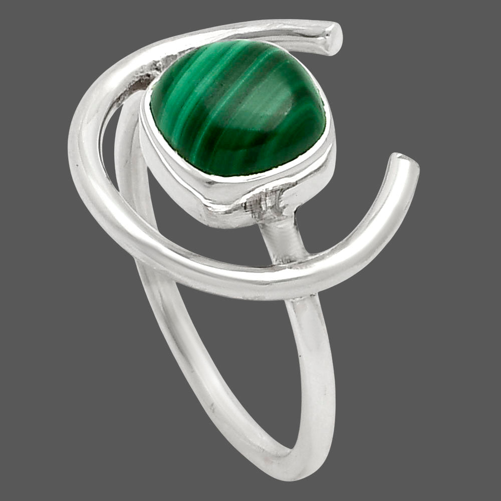 Natural Malachite Eye - Congo Ring size-8 R-1036 SDR249272