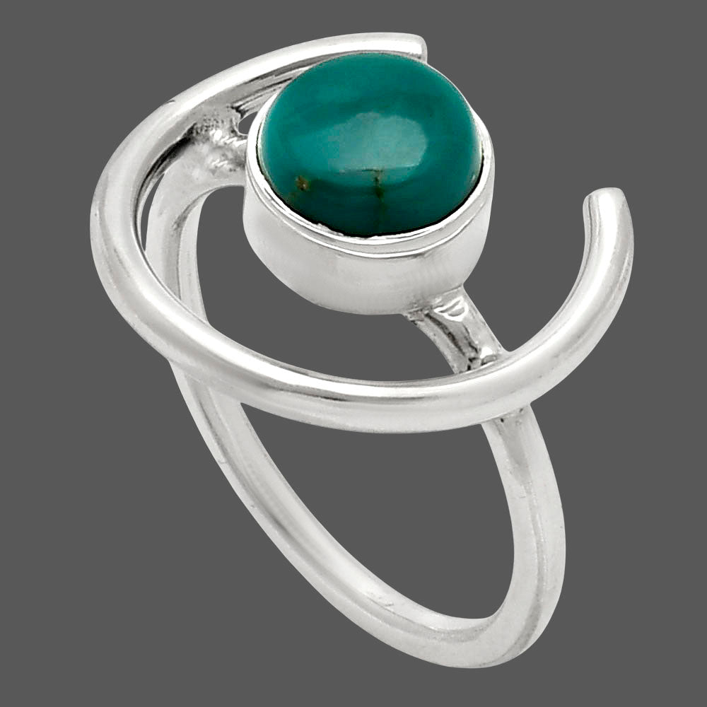 Natural Azurite Chrysocolla Ring size-6 R-1036 SDR249277