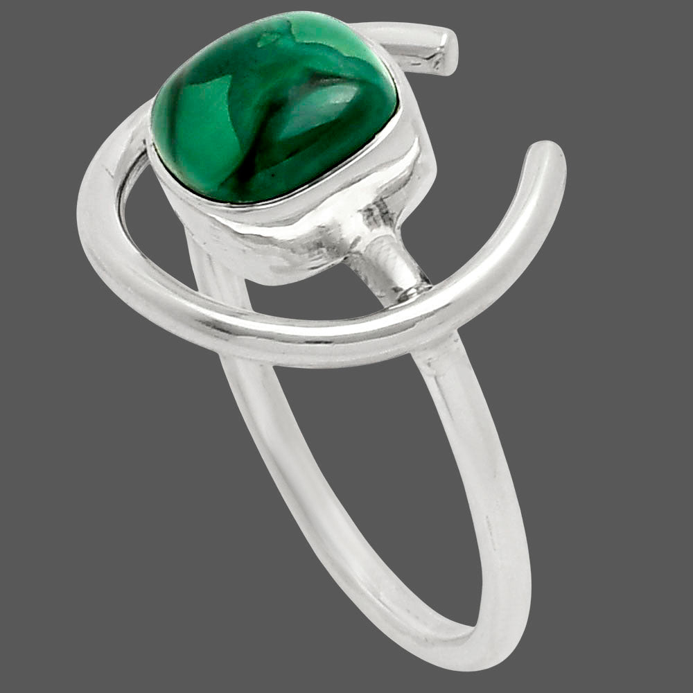 Natural Malachite Eye - Congo Ring size-8 R-1036 SDR249281
