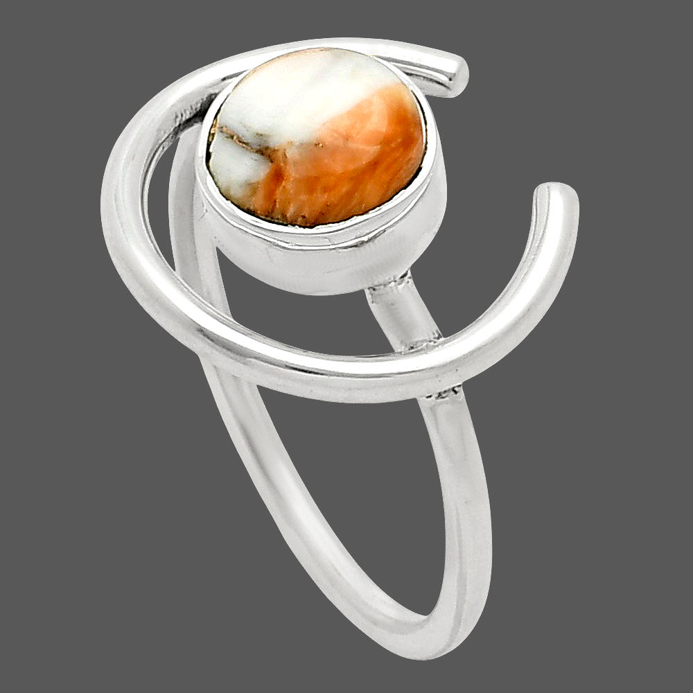 Spiny Oyster Turquoise - Arizona Ring size-8 R-1036 SDR249285