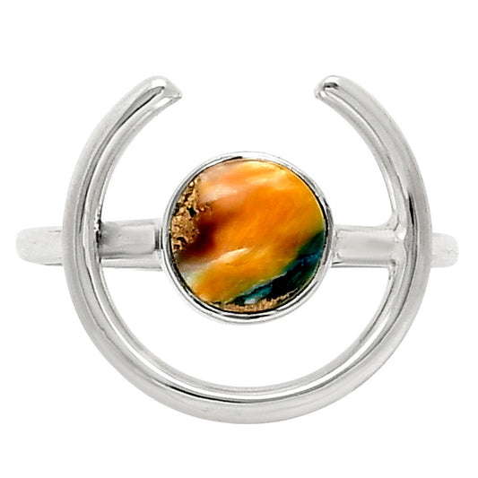 Spiny Oyster Turquoise - Arizona Ring size-7 R-1036 SDR249288