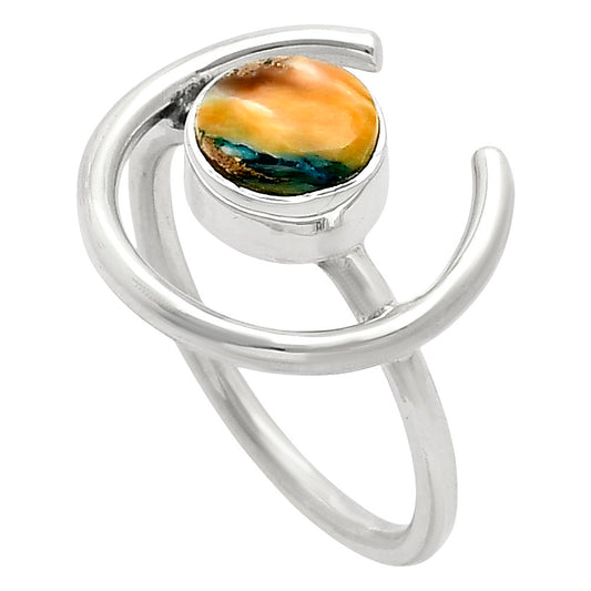 Spiny Oyster Turquoise - Arizona Ring size-7 R-1036 SDR249288