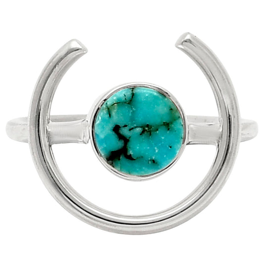 Lucky Charm Tibetan Turquoise Ring size-7 R-1036 SDR249298