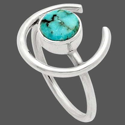 Lucky Charm Tibetan Turquoise Ring size-7 R-1036 SDR249298