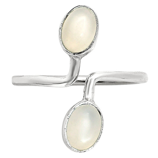 Adjustable - Srilankan Moonstone Ring size-8 R-1587 SDR249363