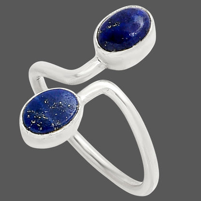 Adjustable - Natural Lapis Lazuli Ring size-7 R-1587 SDR249364