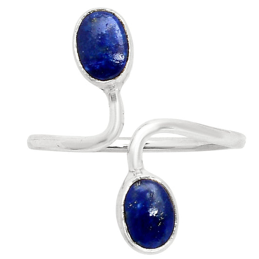 Adjustable - Natural Lapis Lazuli Ring size-9 R-1587 SDR249367