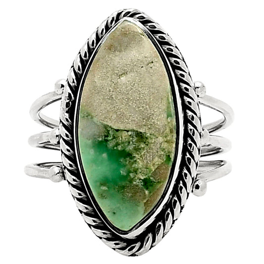 Natural Utah Variscite Ring size-7 R-1010 SDR249433
