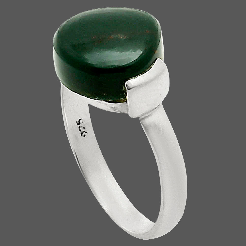 Natural Blood Stone - India Ring size-8 R-1173 SDR249525