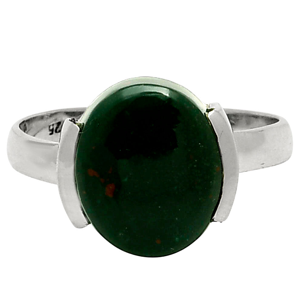 Natural Blood Stone - India Ring size-8 R-1173 SDR249528