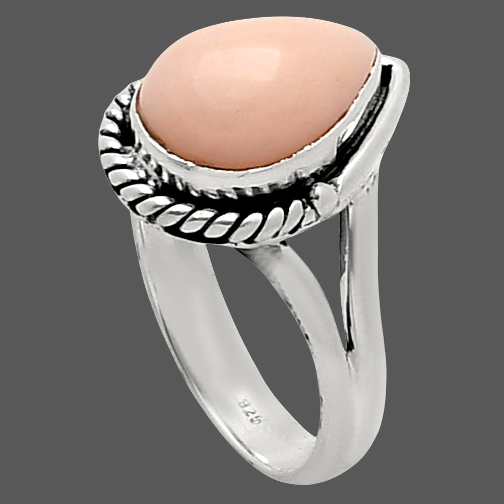 Natural Pink Opal - Australia Ring size-6 R-1153 SDR249644