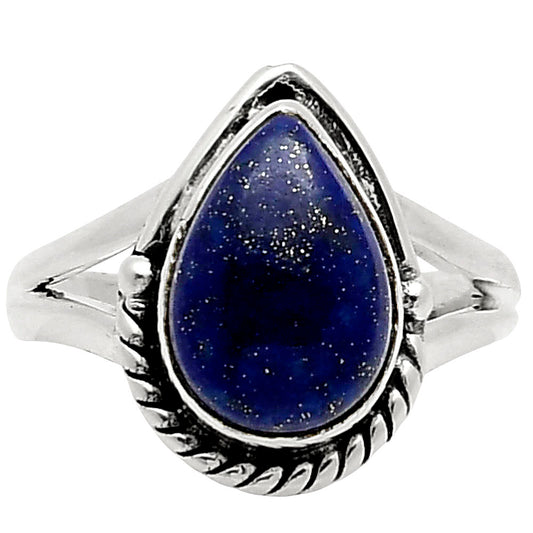 Natural Lapis Lazuli - Afghanistan Ring size-6 R-1153 SDR249659