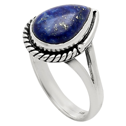 Natural Lapis Lazuli - Afghanistan Ring size-8 R-1153 SDR249660