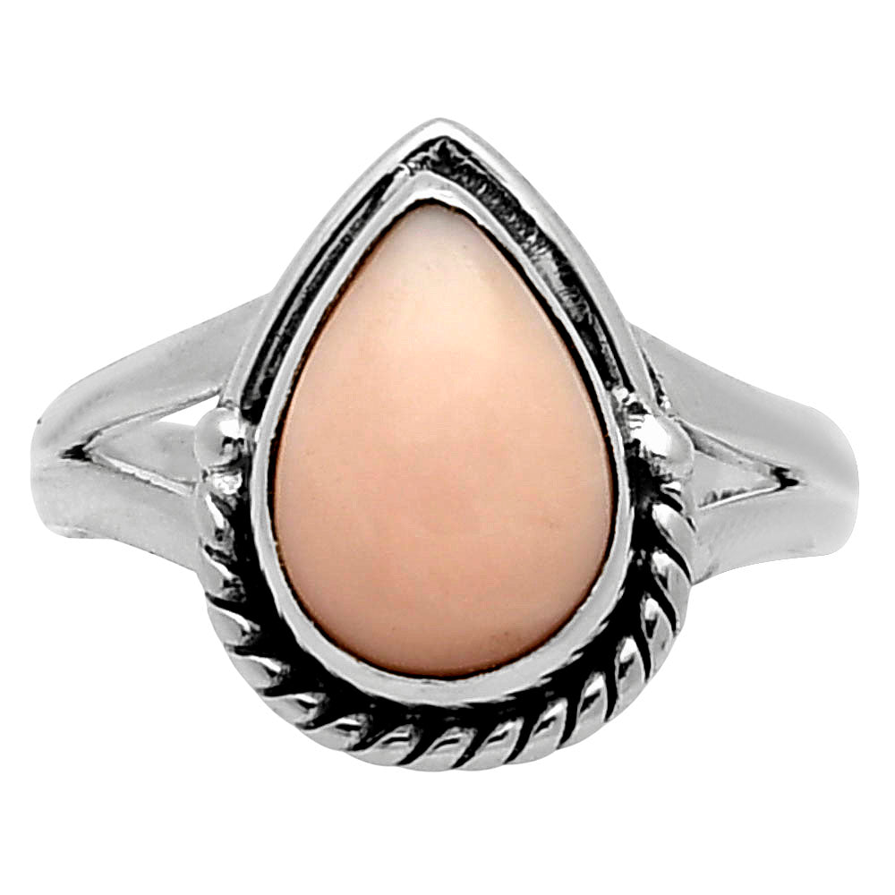 Natural Pink Opal - Australia Ring size-7 R-1153 SDR249663