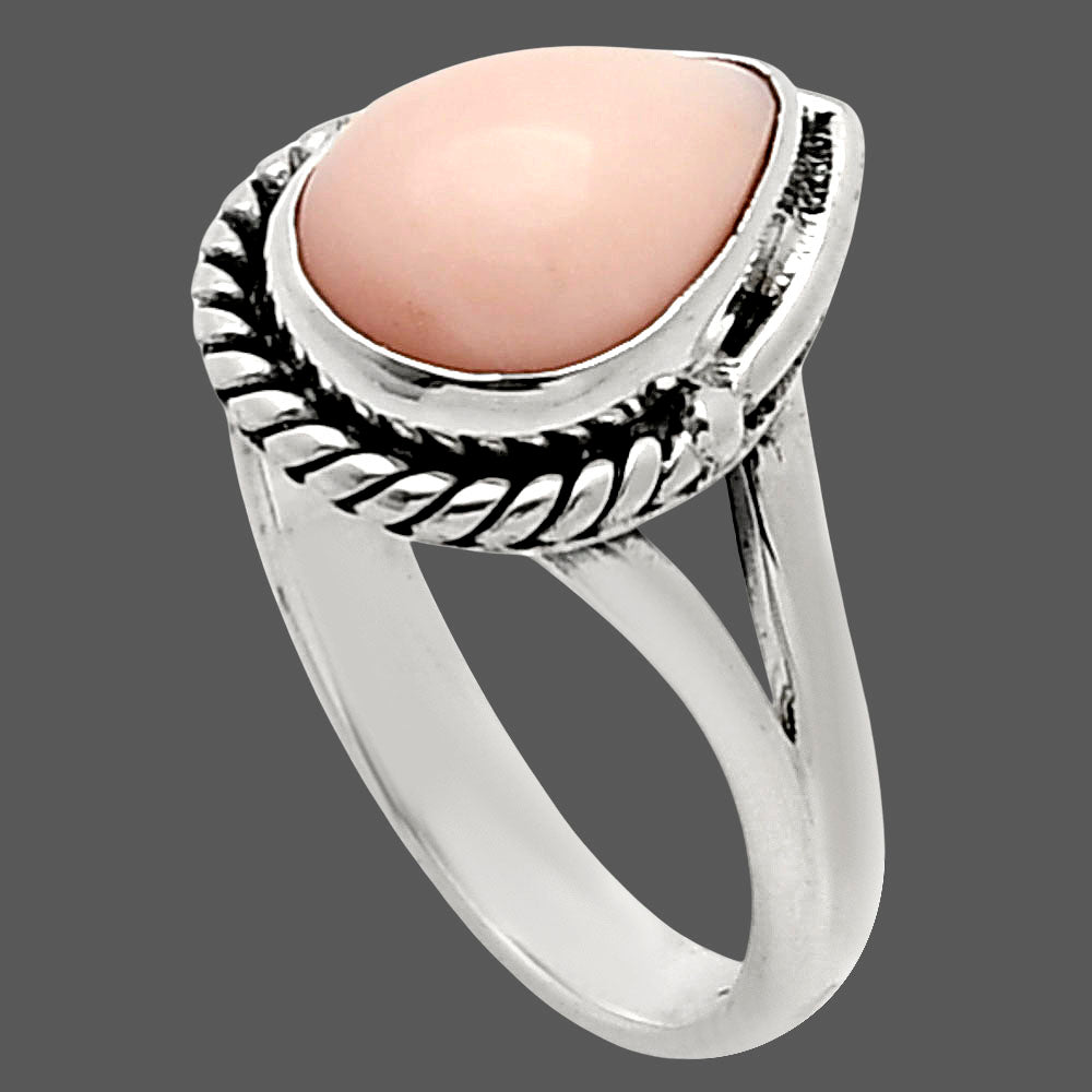 Natural Pink Opal - Australia Ring size-7 R-1153 SDR249663