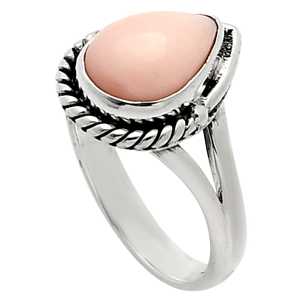 Natural Pink Opal - Australia Ring size-7 R-1153 SDR249663