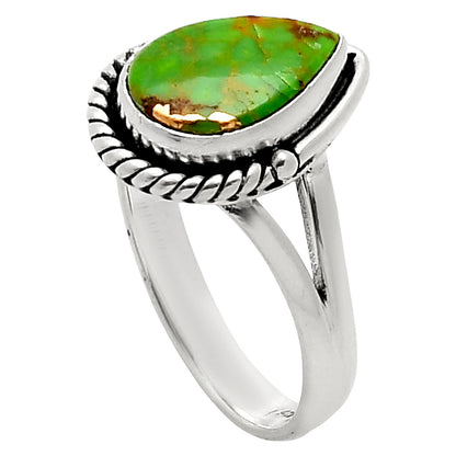 Copper Green Turquoise - Arizona Ring size-8 R-1153 SDR249709