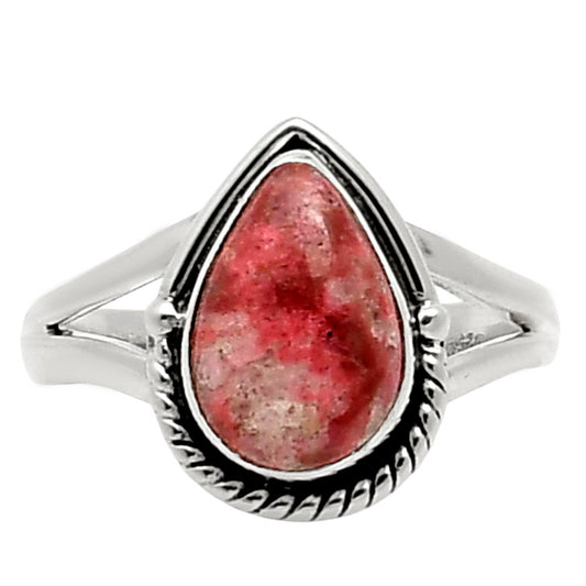 Natural Pink Thulite - Norway Ring size-9 R-1153 SDR249711