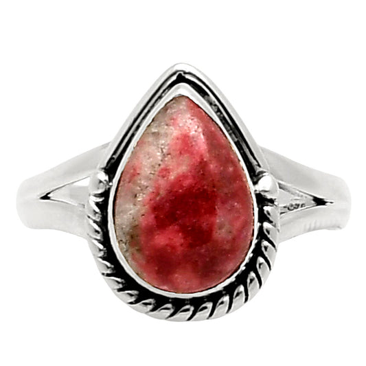 Natural Pink Thulite - Norway Ring size-8 R-1153 SDR249713