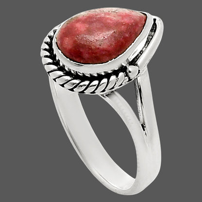 Natural Pink Thulite - Norway Ring size-8 R-1153 SDR249713